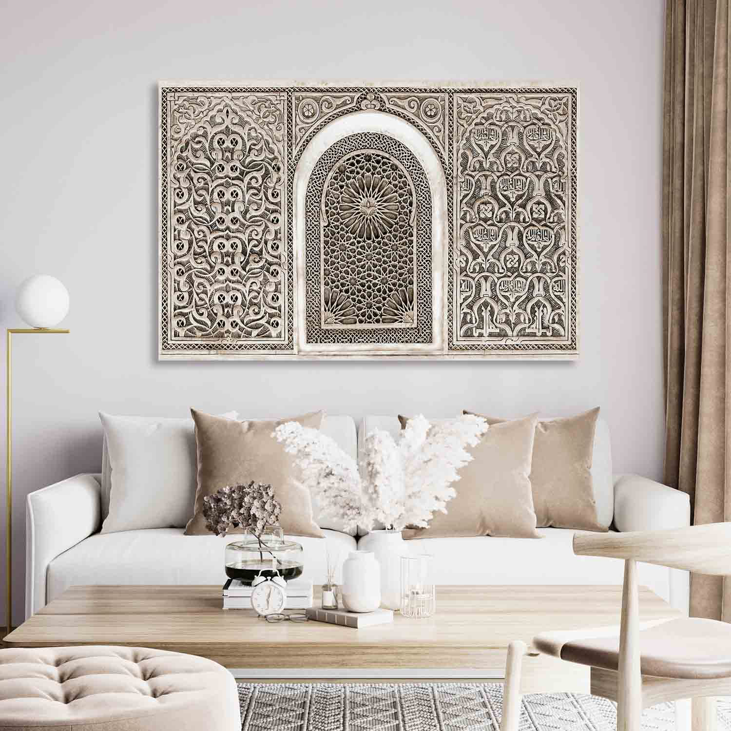 Chambre décorée façon 1001 nuits – esprit de Layal home, conciergerie Airbnb à Reims